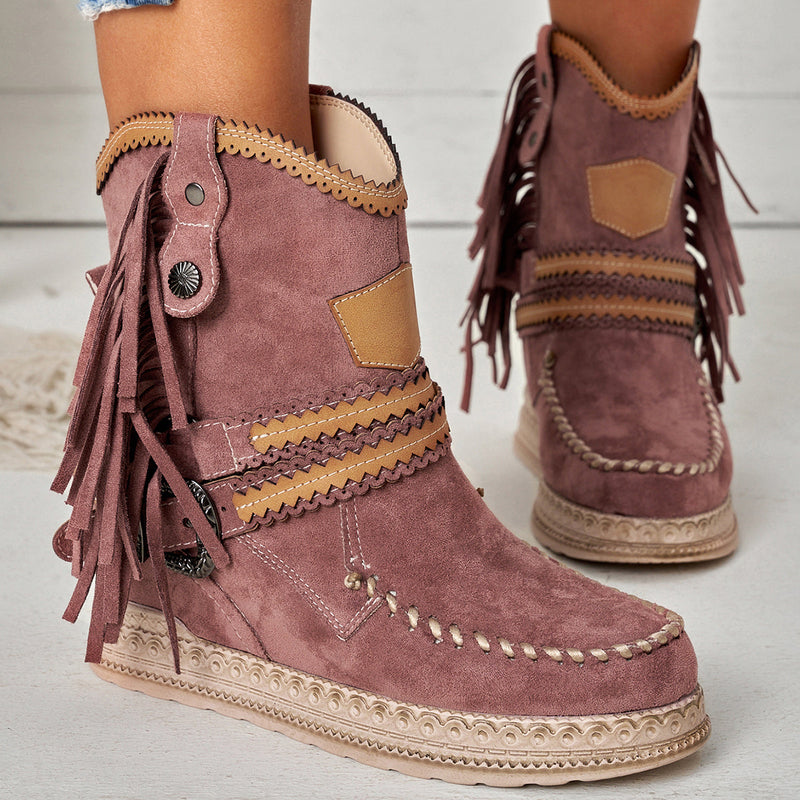 Chic Orthopedic Boots with Unique Design