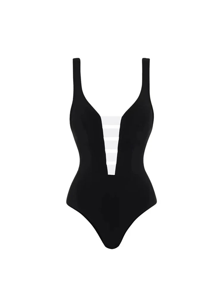 V-Neck Swimsuit