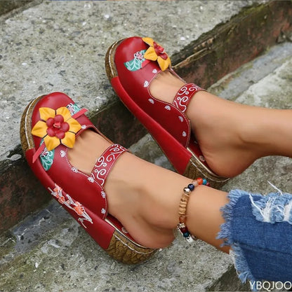Vintage Inspired Orthopedic Sandals
