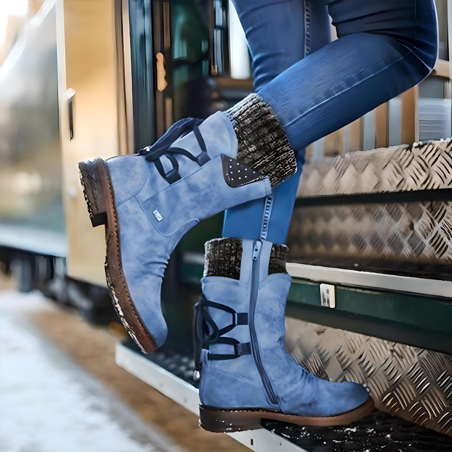 Vintage Inspired Orthopedic Boots