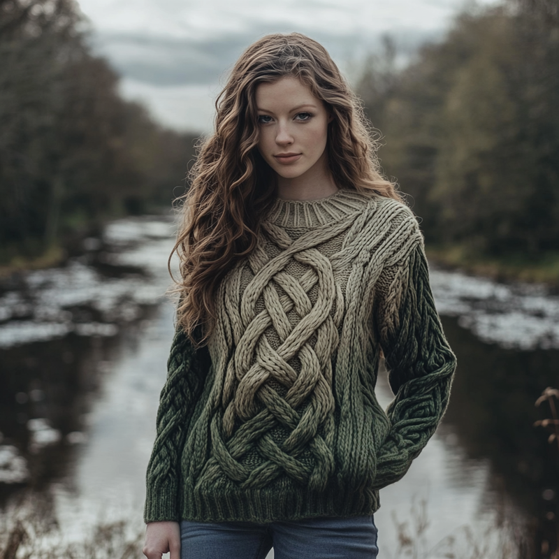Gracefully Designed Sweater
