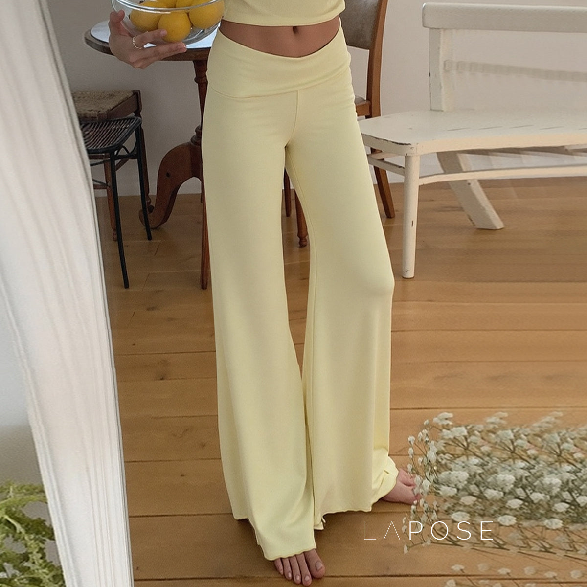 A Vintage Style Pants with Delicate Timeless Details