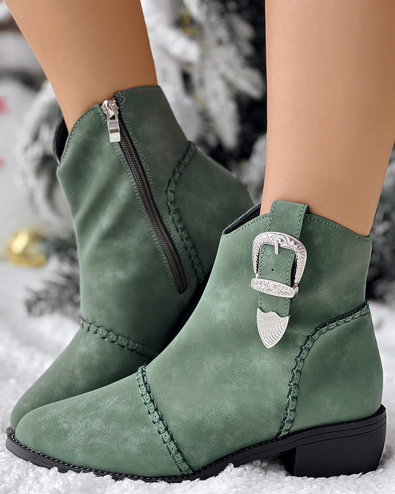 Vintage Inspired Orthopedic Boots