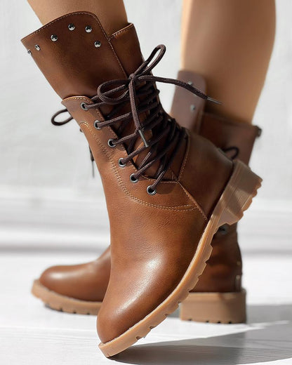 Vintage Inspired Orthopedic Boots