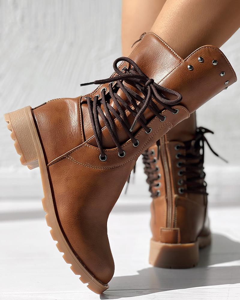 Vintage Inspired Orthopedic Boots