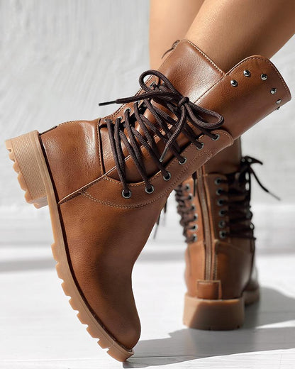 Vintage Inspired Orthopedic Boots