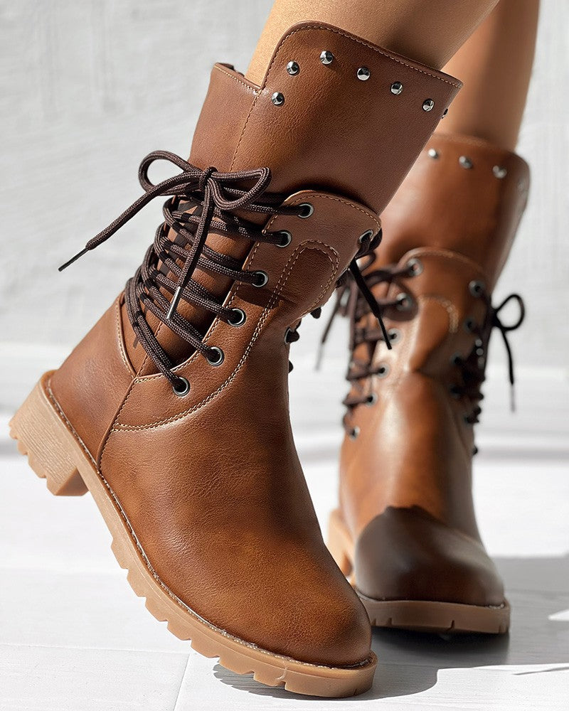 Vintage Inspired Orthopedic Boots