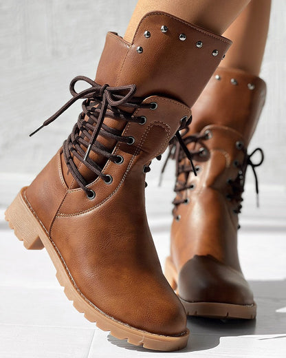 Vintage Inspired Orthopedic Boots