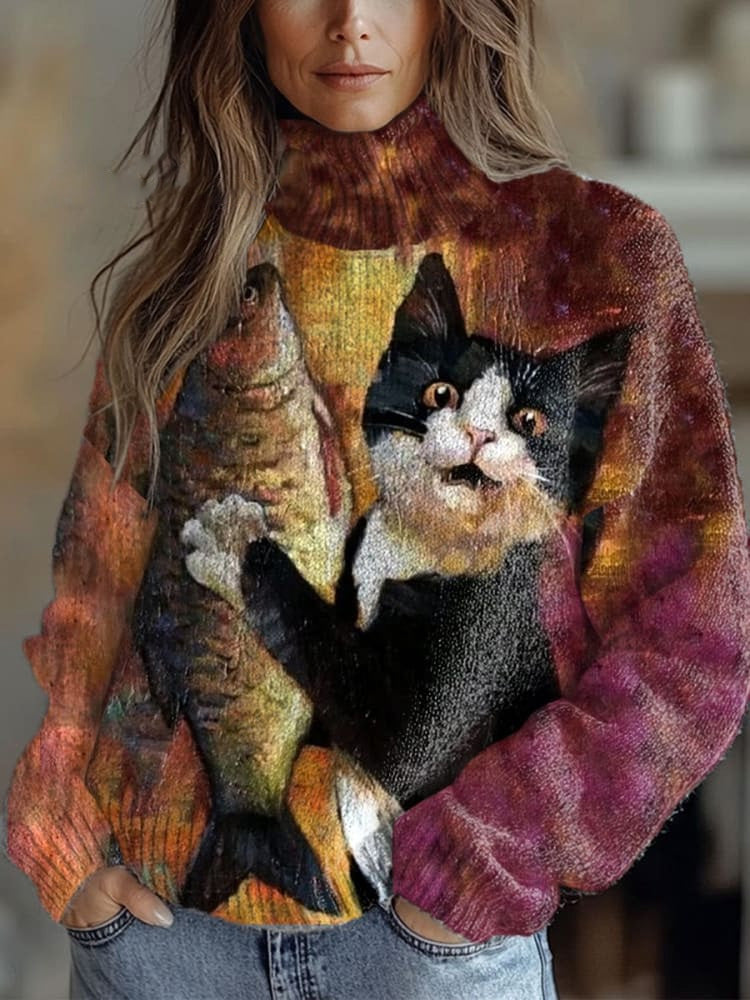 Gracefully Designed Sweater