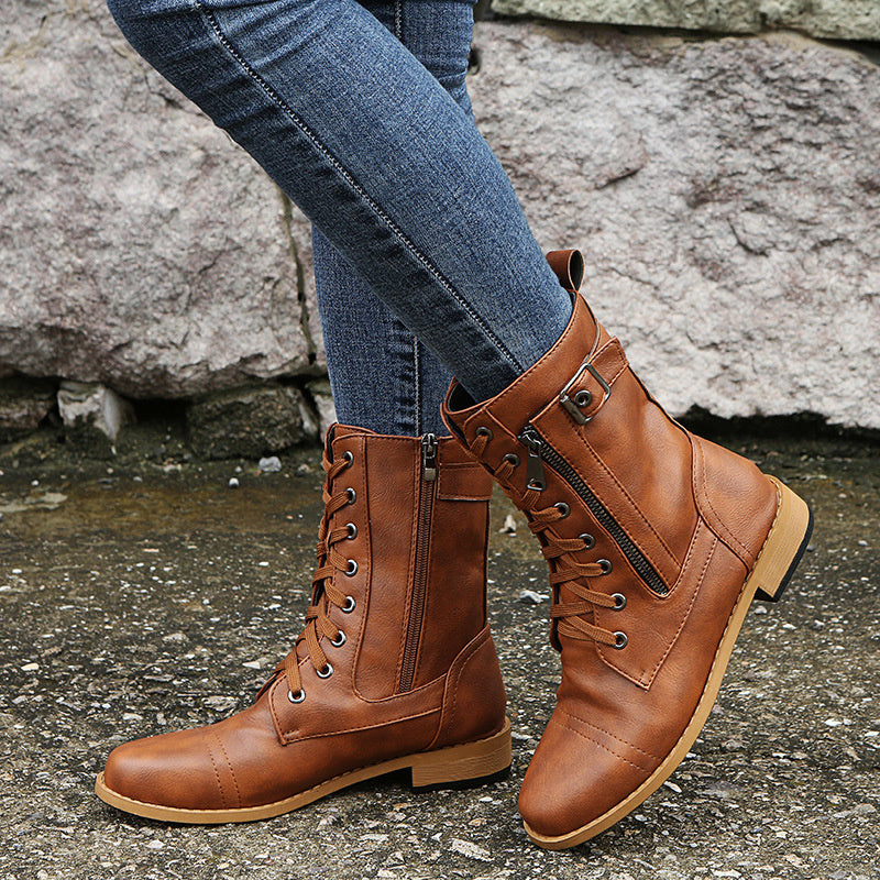 Vintage Inspired Orthopedic Boots