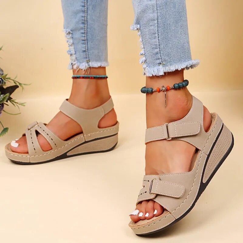 Vintage Inspired Orthopedic Sandals