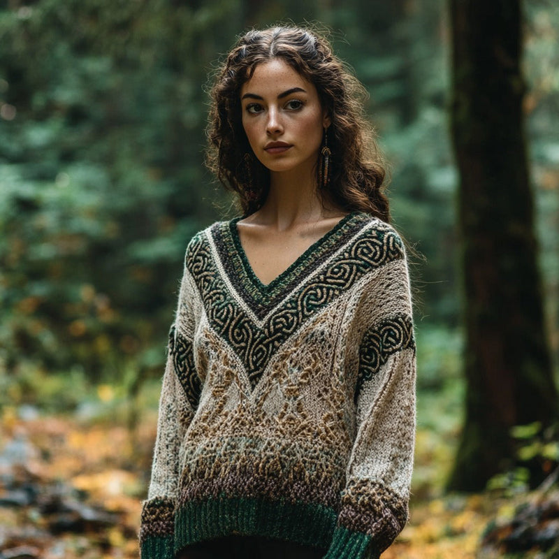 Gracefully Designed Sweater