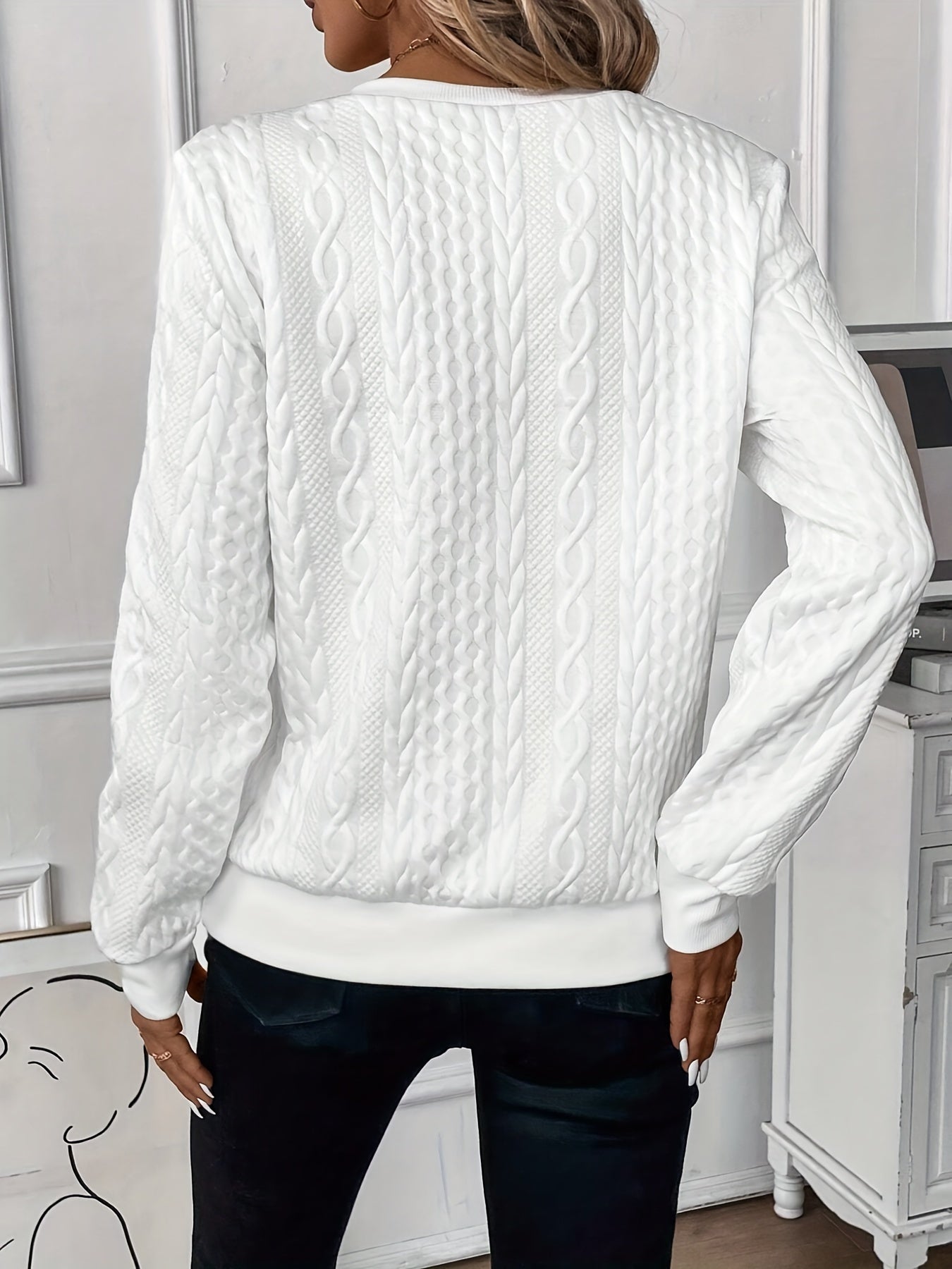 Gracefully Designed Sweater