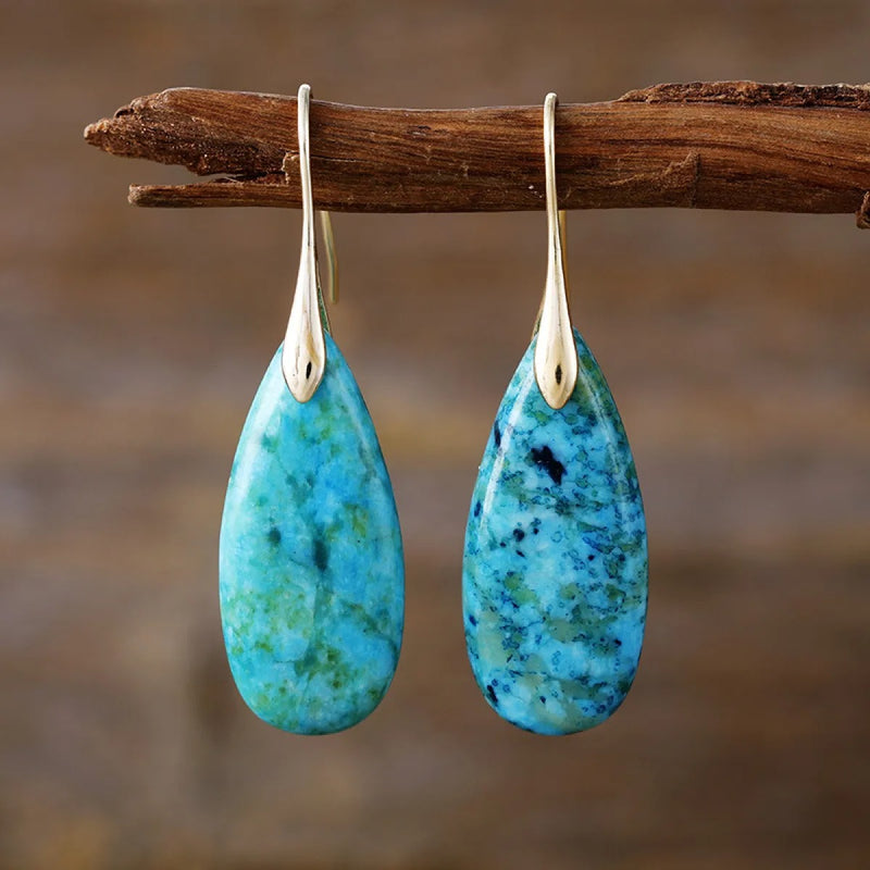 Serenea – Coral Turquoise Earrings
