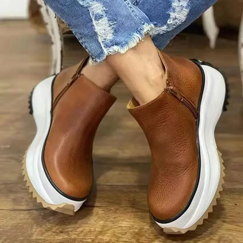 Vintage Inspired Orthopedic Boots