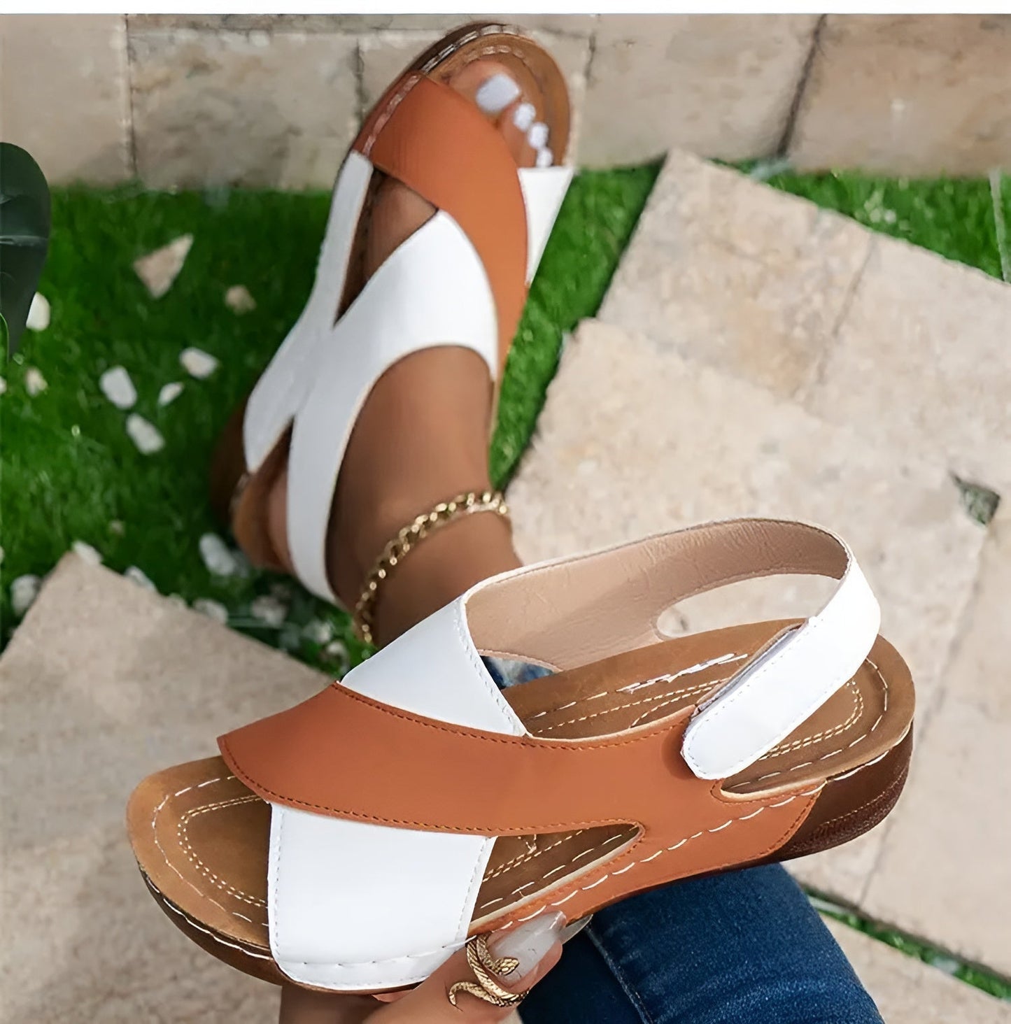 Vintage Inspired Orthopedic Sandals