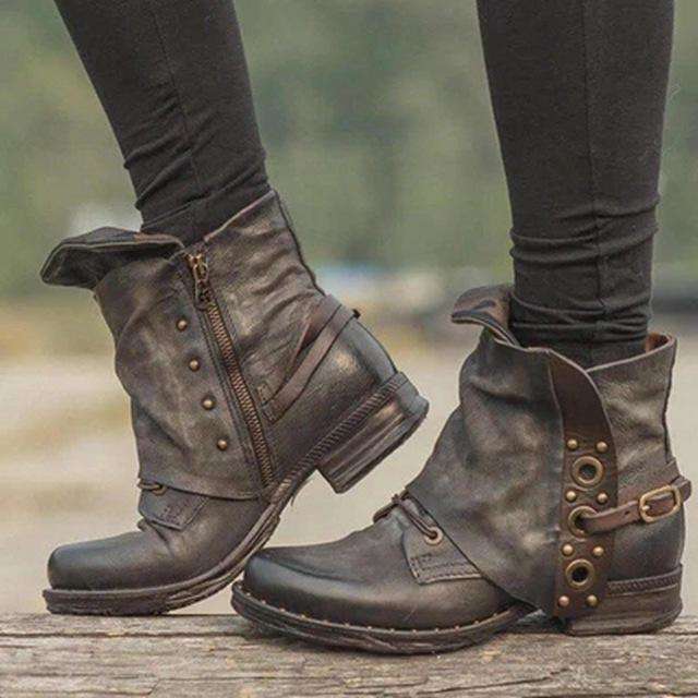Vintage Inspired Orthopedic Boots