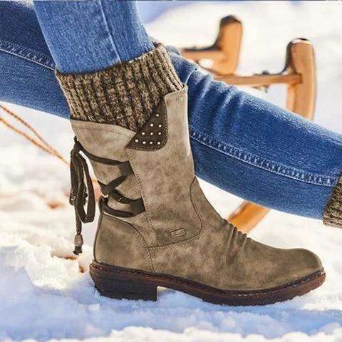 Vintage Inspired Orthopedic Boots